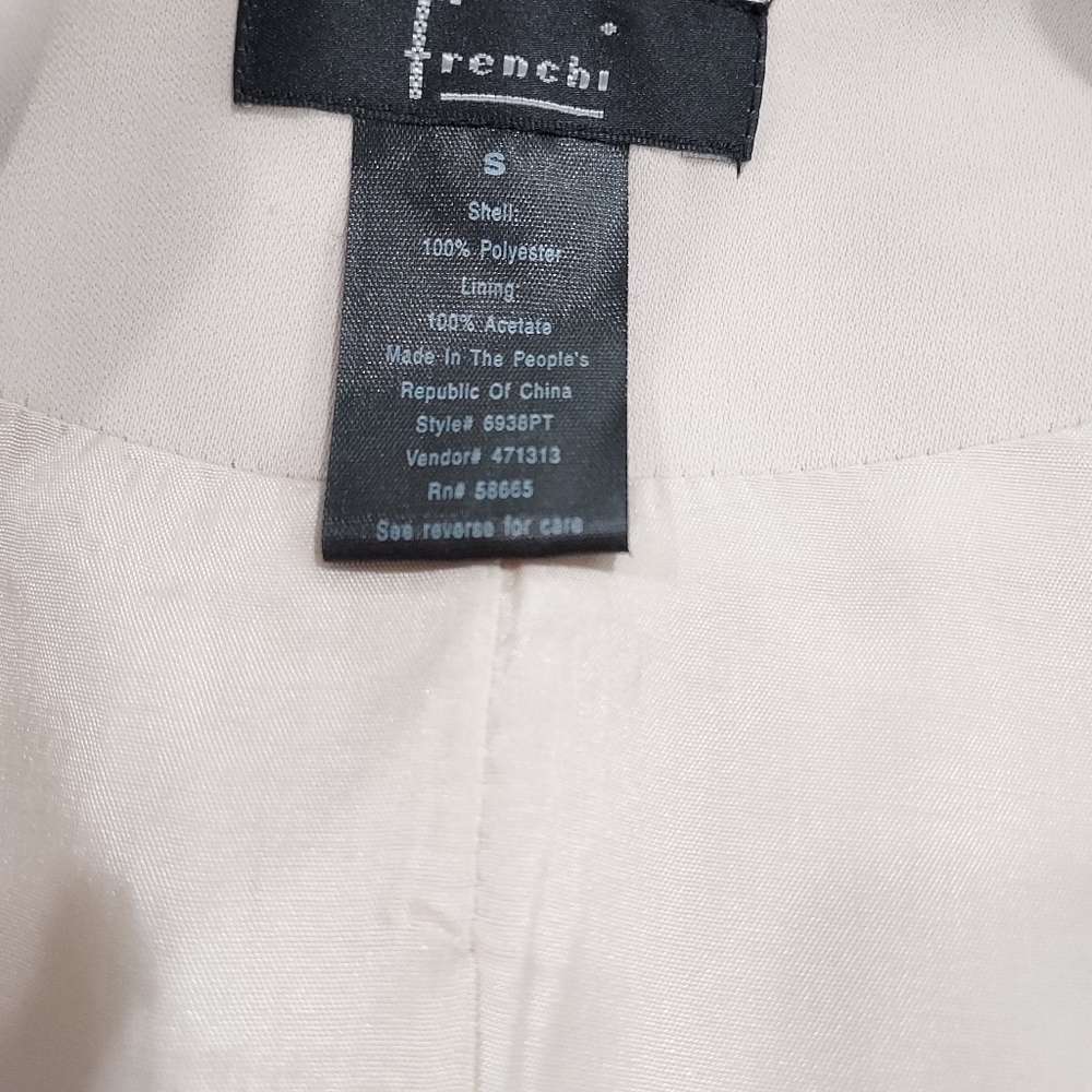 Women's Frenchi Short Skirt Suit With Blazer in Beige Size S - Picture 6 of 11
